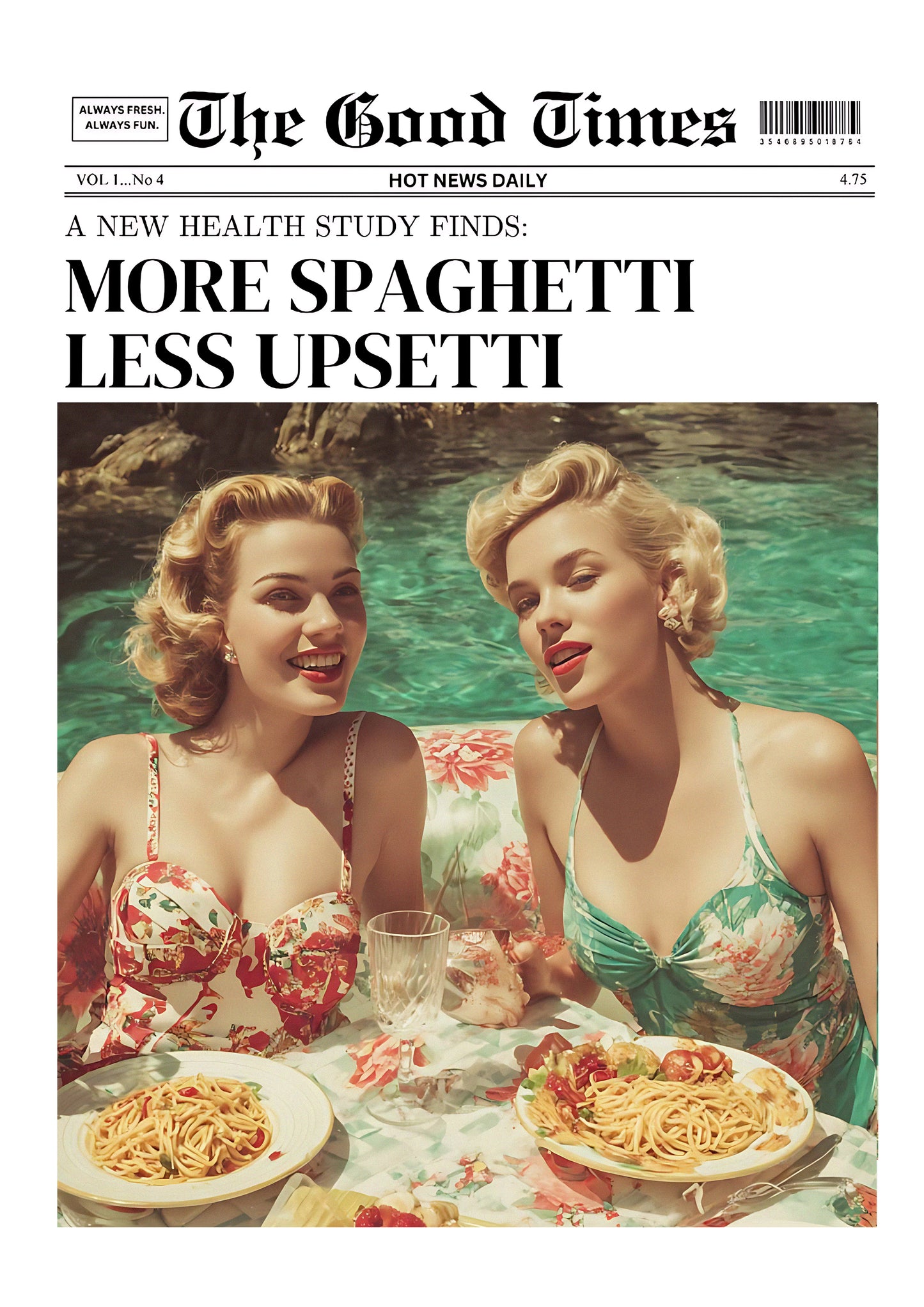 More spaghetti less upsetti
