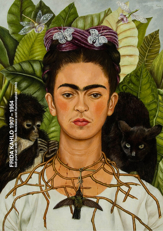 Frida med apa och katt