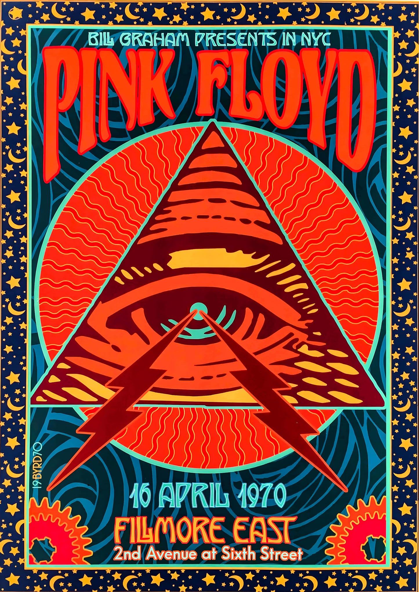 Pink Floyd - Filmore east poster