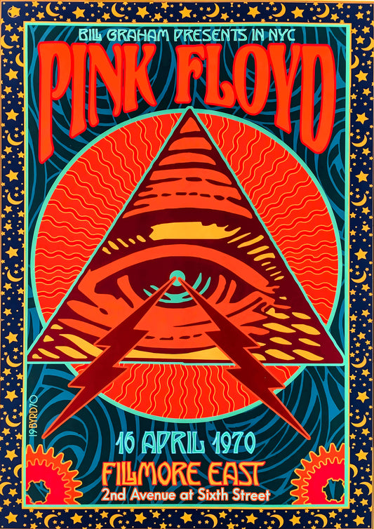 Pink Floyd - Filmore east poster