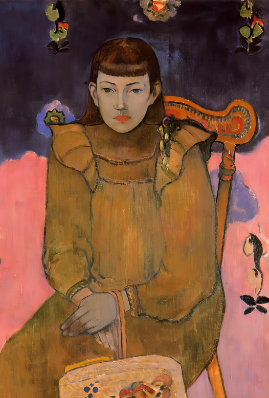 Portrait of a Young Woman. Vaïte (Jeanne) Goupil