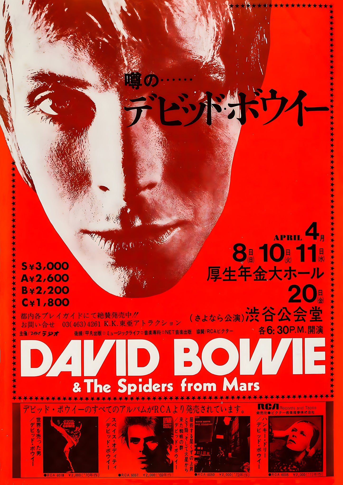 David Bowie & The spiders from Mars