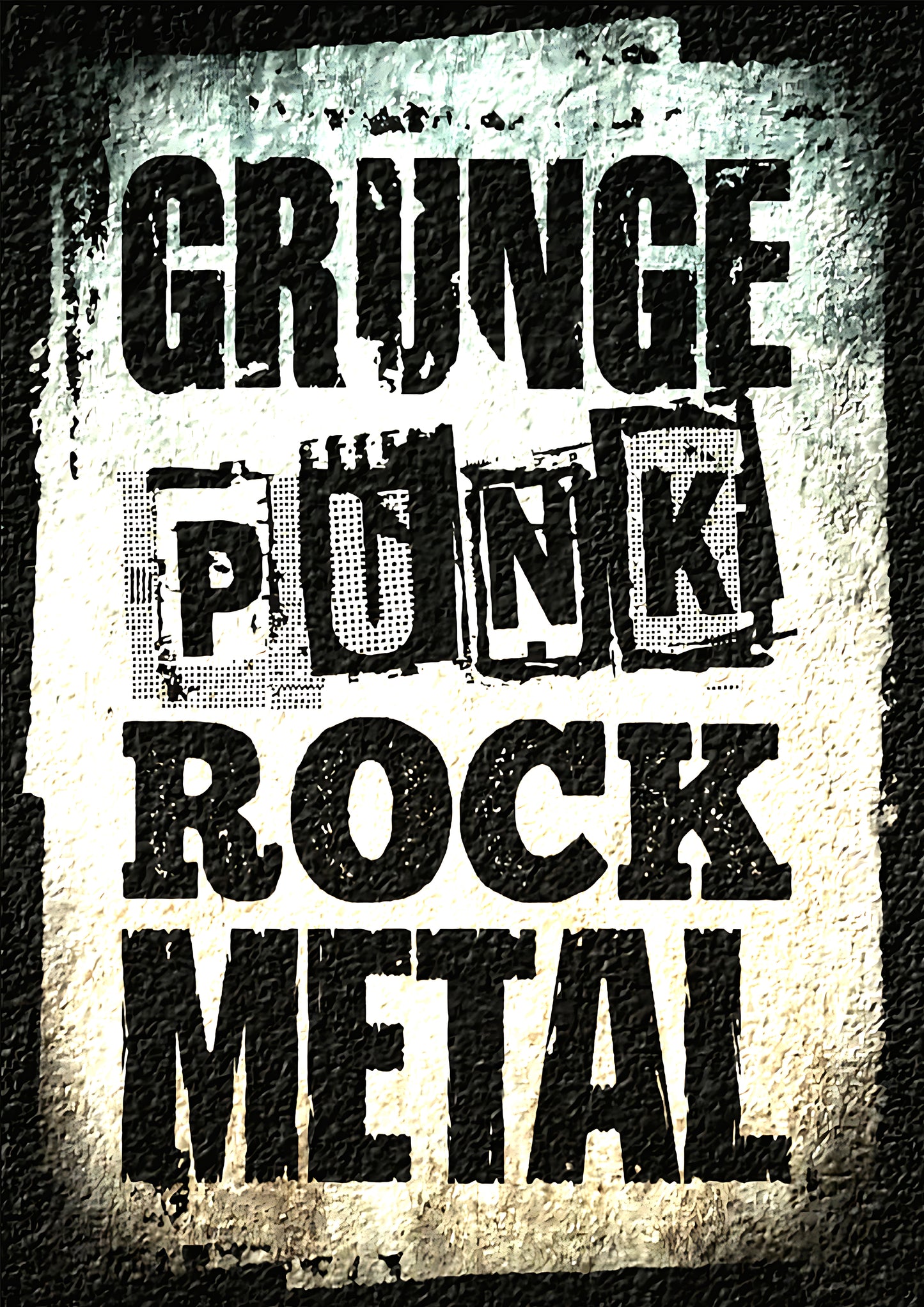 Grunge punk rock metal