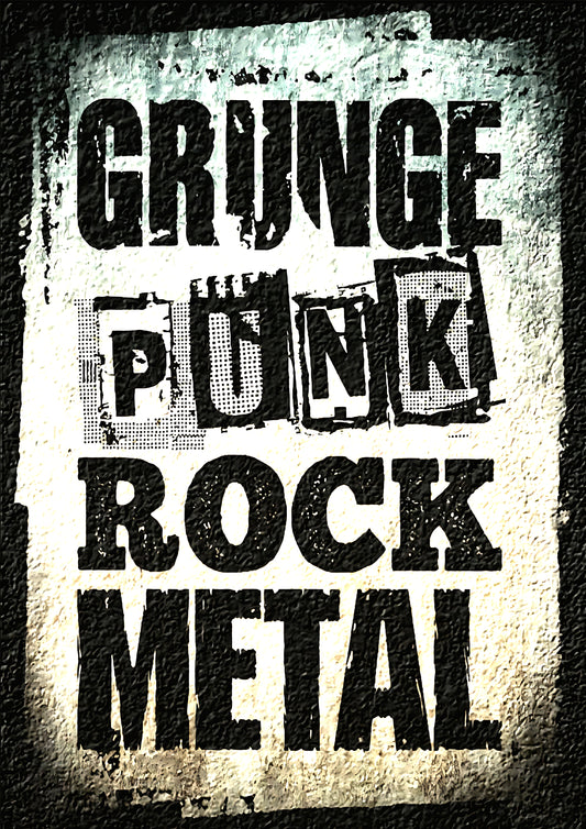 Grunge punk rock metal